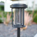 EcoGreen Outdoor Pathway Solar Light, 4pcs Pack,Garden Patio Balcony Walk Way Lights, Aluminum Leg, 5000K Daylight, IP65 Waterproof, 2.44*13.4in by CozyNest Decor