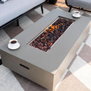 Westwood 50” Propane Fire Pit Smokeless Firepit Outdoor Gas Fire Pit for Outside Patio Firepit Table Includes Rain Cover Converter Kit Lava Rocks Lid CSA Certified by GreenHaven Gardens