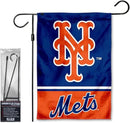 WinCraft Mets Garden Flag with Stand Holder Flagpole by GreenHaven Gardens