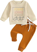 0-4T Toddler Boy Girl Halloween Outfit Fall Clothes Ghost Long Sleeve Sweatshirt Top Pants Baby Halloween Clothes by TinyTreasures Baby Boutique