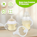 6 Pack Baby Bottle Handles for Tommee Tippee Baby Bottles, Easy Grip Bottle Holder for Newborn by TinyTreasures Baby Boutique