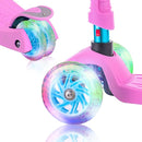 3 Wheel Scooter for Kids Ages 6-12,Kids Scooter with Light Up Wheels, Sturdy Deck Design, and 4 Height Adjustable Suitable for Kid Ages 3-12 by TinyTreasures Baby Boutique