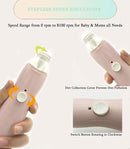 Rechargeable Baby Nail File, Fansidi Electric Baby Nail Trimmer for Newborn Infant or Toddler Toenail and Fingernail - Girls and Boys Accessory - Extra Replacement Pads Included (Pink) by TinyTreasures Baby Boutique