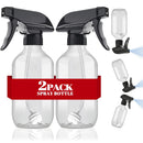 AMORIX Plastic Spray Bottles 2 Pack 360° Water Spray Bottle for Cleaning 10 oz/300 ml Upside Down Spray Bottle Small Mister Squirt Bottle with Adjustable Nozzle for Hair, Cooking, Plant, Pet by GreenHaven Gardens