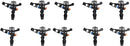 Rocking Arm Sprinklers,10PCS Plastics G 1/2 Male Thread 360° Rotating Sprinklers Watering Sprinkler for Yard Lawn and Grass Irrigation 4.7x4.5in by GreenHaven Gardens