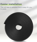 Foam Corner Protector Edge and Corner Guard, with 19 feet Length Foam Safety Bumpers, Baby Proofing Safety Table Corner Protectors (Black) by TinyTreasures Baby Boutique