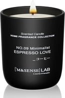 M&SENSE Natural Soy Candle| Espresso Love | 5.3 oz | Minimalist Scented Candle for Relaxation, Gifting, Home Décor | for Bedroom, Office, Party Small by CozyNest Decor