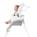Ingenuity SmartClean Trio Elite 3-in-1 Convertible Baby High Chair, Toddler Chair, and Dining Booster Seat, For Ages 6 Months and Up, Unisex - Slate by TinyTreasures Baby Boutique