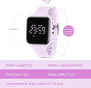 Kids Watches for Girls Boys Digital Sport Watch with Step Counter Pedometer Vibration Alarm Clock, No App Waterproof Fitness Tracker Kids Watch Boys Girls Teens Students Ages 5-16 by TinyTreasures Baby Boutique