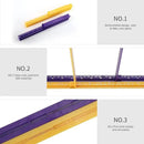 Growth Chart for Wall, Children Height Measurement,3D Removable Growth Height Chart,Splicing Height Ruler for Kids Baby Nursery 79 inch (Purple) by CozyNest Decor