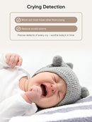bonoch 5.5" 1440p Baby Monitor with Camera and Audio, No WiFi Baby Camera, 240h Lasting, Smart Detect Sleep Turn Over/Cry/Motion, 7800mAh, Hack Proof Video Monitor, Built-in Sound Machine White Noise by TinyTreasures Baby Boutique