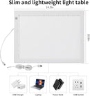 YINGWOND B4 Artist Tracing Light Box Board with Internal Cord, 14.2 * 10.6 in, 3 Levels of Brightness, Ultra-Thin 8000LUX Light Pad for Diamond Painting Weeding Vinyl by TinyTreasures Baby Boutique