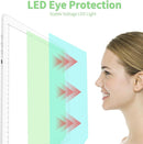 KOBAIBAN A3 Magnetic Light Box for Tracing, Rechargeable Diamond Art Light Board with Side Physical Buttons, 3 Color Light Modes Super Bright Light Pad for Diamond Painting, Weeding Vinyl (White) by TinyTreasures Baby Boutique
