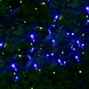 Brizled Blue Christmas Lights, 33ft 100 LED Christmas String Lights, 120V UL Certified Plug-in Xmas Tree Light Connectable Mini Xmas Light Waterproof for Home Party Wedding Indoor Outdoor Decorations by TinyTreasures Baby Boutique