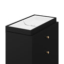 Storkcraft California 3-Drawer Chest with Removable Changing Topper (Black with Driftwood) – GREENGUARD Gold Certified, Interlocking Drawer System, Pre-Installed Tracks, Easy Assembly by TinyTreasures Baby Boutique