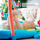Toys for 0 3 6 9 to 12 Months, Soft Hanging Crinkle Squeaky Sensory Learning Toy Infant Newborn Stroller Car Seat Crib Travel Activity Plush Animal Wind Chime with Teether for Boys Girls by TinyTreasures Baby Boutique