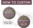 Personalized Memorial Wind Chime, Sympathy Wind Chimes for Loss of Loved One, Bereavement & in Memory Wind Chimes, Sympathy Gifts in Memory of Father, Mother or a Loved One by CozyNest Decor