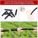Kalolary 150 Pieces 1/4’’ Straight Barbed Connectors, Fitting Drip Irrigation Fitting Drip Irrigation Barbed Coupling Single Barbed Connector for Irrigation Tubing System and Garden by GreenHaven Gardens