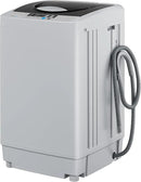 Euhomy 1.59 Cu.Ft. Portable Washing Machine, 11 LBS Capacity, 8 Functions, 8 Water Levels,Full Size Washing Machine with Drain Pump and LED Display for Apartments, RVs, Homes, Gray