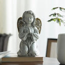 Outdoor Decor - Angel Statue, Solar Powered, Praying Angel for Patio, Lawn, Porch by GreenHaven Gardens