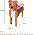 Staffordshire Bull Dog Planter Plant Pots,Cute Garden Dog Flower Planter,Dog Planters Birthday Gifts for Women,Office,Indoor/Outdoor Decor（9.45in*5.79 * 13.39in） by GreenHaven Gardens