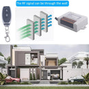 12V 24V 2 Channels Wireless Relay Remote Control Switch, RF 433Mhz DC 5V-30V Garage Door Opener Wireless Switch with Receiver 2 Transmitters, Easy to Terminal Wiring (2CH 2* Controller 433Mhz) by GreenHaven Gardens