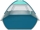 COMMOUDS Beach Tent Sun Shade for 3/4-5/6-7/8-10 Person, UPF 50+ Beach Sun Shelter Canopy Tent, Lightweight, Easy Set Up and Carry by TinyTreasures Baby Boutique