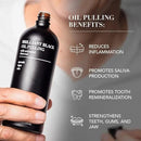 Terra & Co.® Brilliant Black® Oil Pulling Mouthwash | Natural Oil Rinse with Vitamin E for Strong Gums & Healthy Teeth | Fluoride-Free, Made in USA | 6.75 oz by CozyNest Decor