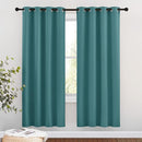 NICETOWN Insulated Curtains Blackout Draperies - Triple Weave Microfiber Home Thermal Insulated Solid Ring Top Blackout Curtains/Panels for Bedroom(Sea Teal, Set of 2, 46 x 72 Inch) by TinyTreasures Baby Boutique