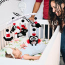 Montessori Mobile Baby for Crib,Black and White Baby Crib Mobile with Music for Boys & Girls,High Contrast Hanging Crib Toys, Newborn Visual Stimulation to Engage by TinyTreasures Baby Boutique