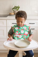 Tiny Twinkle Mess-Proof Baby Bib - Waterproof Bib for Baby Girl or Boy- Machine Washable - Adjustable Closure - PVC, BPA, & Phthalate Free - Great for Travel - Baby Food Bibs (3 Pack,Christmas) by TinyTreasures Baby Boutique