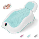 Baby Bath Support,Ideal for Babies Less Than 6 Months Old,with Thermometer-Adjustable Slope Newborn Bathtub, Baby tubs for Baby tubs for Newborn Essentials Must Haves (Green) by TinyTreasures Baby Boutique