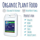 FOOP Garden - Organic Liquid Plant Food Made from Fish Manure (with Fresh Minty Scent) | Fish Fertilizer Alternative Perfect for Veggies, Herbs, Flowers,Trees,Shrubs | Kid&Pet Friendly (1 Gallon) by GreenHaven Gardens