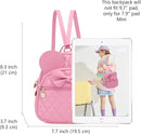 KL928 Girls Bowknot Polka Dot Cute Mini Backpack Small Daypacks Convertible Shoulder Bag Purse for Women by TinyTreasures Baby Boutique