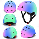 Color Gradient Adjustable Kids Bike Helmet Toddler Skateboard Helmets Boys Girls Child Ventilation Helmet for Multi-Sports Skating Cycling Scooter Balance by TinyTreasures Baby Boutique