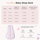 Yoofoss Baby Sleep Sack 6-12 Months, 1.5 Tog Baby Wearable Blanket with 2-Way Zipper, 100% Cotton Organic Fabric Winter Infant Sleeping Sack, Warm Soft Comfy by TinyTreasures Baby Boutique