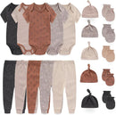 Kiddiezoom Unisex Baby Layette Essentials Giftset Clothing Set 19-Piece For Newborn Baby by TinyTreasures Baby Boutique