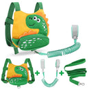 Accmor Toddler Harness Leash with Anti Lost Wrist Link, Cute Dinosaur Kids Harnesses with Wristband Bracelet Leashes Strap Tether for Baby Boys Walking (Yellow) by TinyTreasures Baby Boutique