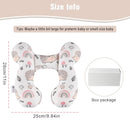 vocheer Baby Travel Pillow(Upgraded), Head and Neck Support Pillow for Pushchair, Car Seat,Stroller, Bouncer, Cotton, Hedgehog by TinyTreasures Baby Boutique