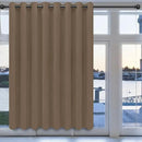 Easy-Going Blackout Door Curtains for Bedroom, Solid Thermal Insulated Grommet and Noise Reduction Window Drapes, Room Darkening Curtains for Living Room, 1 Panel (100x84 in, Camel) by CozyNest Decor