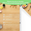 KOBAIBAN A3 Magnetic Light Pad with Bag, Rechargeable Diamond Art Light Board with Side Physical Buttons, 3 Color Light Modes Super Bright Light Table Light Box for Tracing, Drawing, Sketching (White) by TinyTreasures Baby Boutique