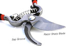GARDEN GURU Classic Bypass Pruning Shears Clippers – Heavy Duty Forged Steel Garden Pruners – Safety Lock – Non Slip Comfort Grips – Cuts up to 1” Diameter – Professional Bypass Pruners for Gardening by GreenHaven Gardens