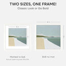 Homeforia 8x8 Picture Frames White, High-End Oak 8 x 8 Square Wood Frame with Mat 6 by 6 Photo, 8x8 Wooden Frames Matted to 6x6 Print, 8by8 Wall or Tabletop Frame, Tempered Glass, Wall Kit, Set of 1 by CozyNest Decor