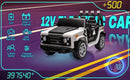 12V SUV 5MPH 2-Seater Ride on Toys, Ride-on Truck Toy w/Parent Remote,4W/2D 3-Speed Kids Electric Vehicles with Motor,Spring Suspension,LED,Music (12V Electric Ride on Truck SUV) by TinyTreasures Baby Boutique