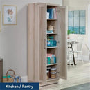 Sauder HomePlus Two Door Storage Cabinet/Pantry Cabinet, Pacific Maple Finish by CozyNest Decor