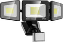 120W LED Flood Lights Outdoor with Motion Sensor, 12000LM 4500K Daylight, IP66 Waterproof Dusk to Dawn Outdoor Security Lights for Garage, Yard, Outside by GreenHaven Gardens