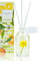 LOVSPA Reed Diffuser Set, Coastal Citrus Scented Oil Diffuser with Sticks, Home Fragrance Accessories for Bathroom Shelf Decor, Aroma Diffusers for Home or Office Desk, USA Made by CozyNest Decor
