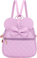 KL928 Girls Bowknot Polka Dot Cute Mini Backpack Small Daypacks Convertible Shoulder Bag Purse for Women by TinyTreasures Baby Boutique