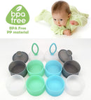 Baby Formula Dispenser, Formula Container, Portable Milk Powder Dispenser Container, Baby Feeding Travel Storage Container, Non-Spill Stackable Baby Snack Storage Container, BPA Free, 2 Packs by TinyTreasures Baby Boutique