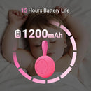 Portable Baby Sound Machine [White Noise for Babies Kids Adults][Sleep Soother][Timer Function][12 Soothing Sounds] 15 Hours Battery Life, Registry Gift,Shower,Clips on Baby Stroller.Rose by TinyTreasures Baby Boutique